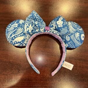 Disney Parks Aulani Hawaii Resort Tori Richards Exclusive Minnie Ears Headband